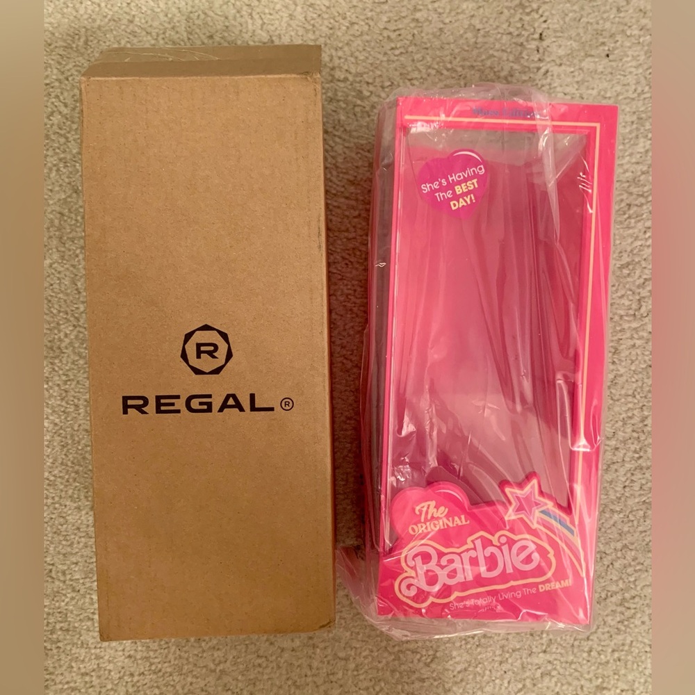 Barbie The Movie Popcorn Bucket Tub Doll Box Regal Cinemas Exclusive 2023